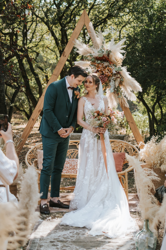 Mariage wild et bohème Tropicana Flore