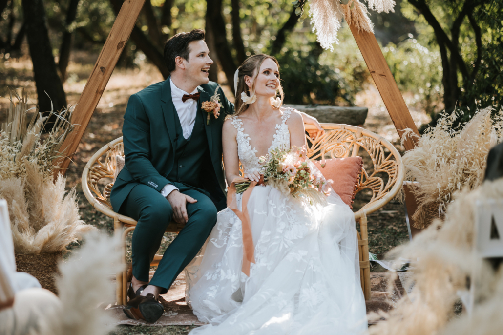 Mariage wild et bohème 