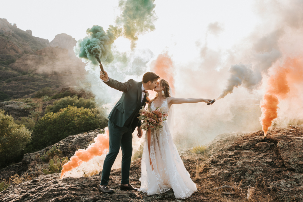 Mariage wild et bohème 