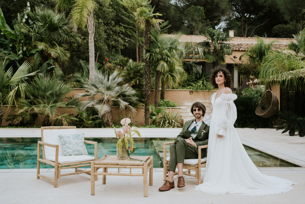 Mariage British Colonial en Provenc